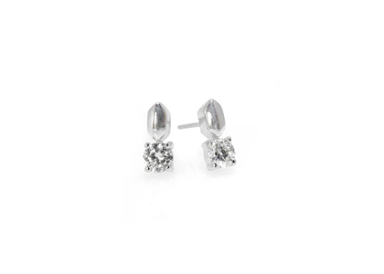 Rhodium Plated | Clip Earrings